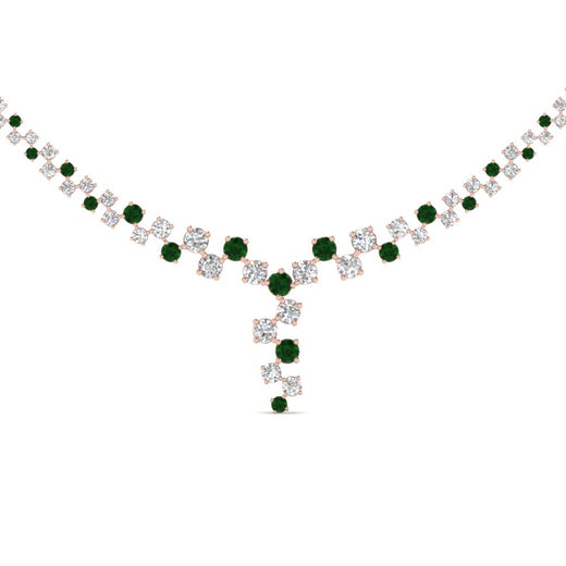 graduated-zigzag-drop-diamond-necklace-with-emerald-in-FDNK8197GEMGR-NL-RG