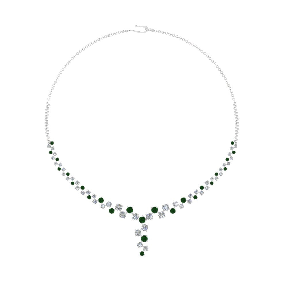 graduated-zigzag-drop-diamond-necklace-with-emerald-in--FDNK8197GEMGR-NL-WG