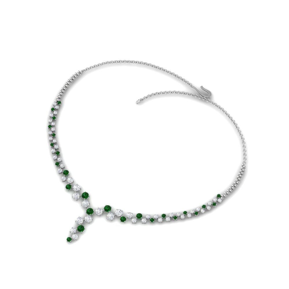 graduated-zigzag-drop-diamond-necklace-with-emerald-in--FDNK8197GEMGR-NL-WG