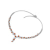 Load image into Gallery viewer, graduated-zigzag-drop-diamond-necklace-with-orange-sapphire-in--FDNK8197GSAOR-NL-WG