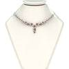 Load image into Gallery viewer, graduated-zigzag-drop-diamond-necklace-with-orange-sapphire-in--FDNK8197GSAOR-NL-WG