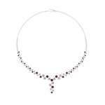 Load image into Gallery viewer, graduated-zigzag-drop-diamond-necklace-with-pink-sapphire-in--FDNK8197GSADRPI-NL-WG
