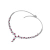 Load image into Gallery viewer, graduated-zigzag-drop-diamond-necklace-with-pink-sapphire-in--FDNK8197GSADRPI-NL-WG