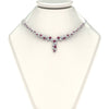 Load image into Gallery viewer, graduated-zigzag-drop-diamond-necklace-with-pink-sapphire-in--FDNK8197GSADRPI-NL-WG