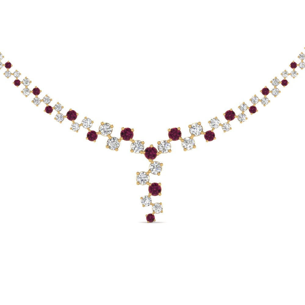 graduated-zigzag-drop-diamond-necklace-with-pink-sapphire-in--FDNK8197GSADRPI-NL-YG