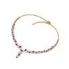 Load image into Gallery viewer, graduated-zigzag-drop-diamond-necklace-with-pink-sapphire-in--FDNK8197GSADRPI-NL-YG