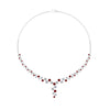 Load image into Gallery viewer, graduated-zigzag-drop-diamond-necklace-with-ruby-in--FDNK8197GRUDR-NL-WG