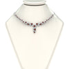 Load image into Gallery viewer, graduated-zigzag-drop-diamond-necklace-with-ruby-in--FDNK8197GRUDR-NL-WG