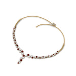 Load image into Gallery viewer, graduated-zigzag-drop-diamond-necklace-with-ruby-in-fdnk8197-fancy-1-yg
