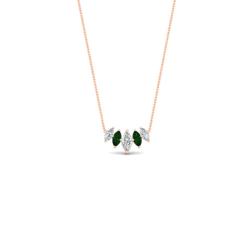 graduating-marquise-diamond-pendant-with-emerald-0.75-carat-in-FD-NK11130GEMGR-0.75CT-NL-RG