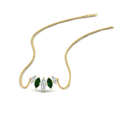 graduating-marquise-diamond-pendant-with-emerald-0.75-carat-in-FD-NK11130GEMGR-0.75CT-NL-YG