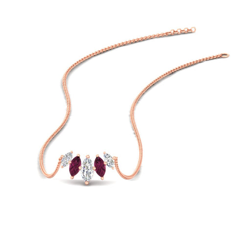graduating-marquise-diamond-pendant-with-pink-sapphire-0.75-carat-in-FD-NK11130GSADRPI-0.75CT-NL-RG