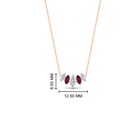 graduating-marquise-diamond-pendant-with-pink-sapphire-0.75-carat-in-FD-NK11130GSADRPI-0.75CT-NL-RG