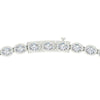 Load image into Gallery viewer, graduating-oval-diamond-bezel-necklace-in-platinum-fdnk11733angle4-nl-wg