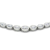 Load image into Gallery viewer, graduating-oval-diamond-bezel-necklace-in-white-gold-fdnk11733angle2-nl-wg