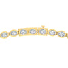Load image into Gallery viewer, graduating-oval-diamond-bezel-necklace-in-yellow-gold-fdnk11733angle4-nl-yg