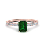 Load image into Gallery viewer, green-emerald-hidden-halo-engagement-ring-in-rose-gold-FD9168EMRGEMGR-NL-RG-GS.jpg