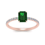 Load image into Gallery viewer, green-emerald-hidden-halo-engagement-ring-in-rose-gold-FD9168EMRGEMGR-NL-RG-GS.jpg