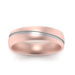 Load image into Gallery viewer, Grooved 2 Tone Mens Band
