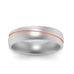 Load image into Gallery viewer, Grooved 2 Tone Mens Band
