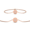 Load image into Gallery viewer, Alphabet disc diamond bracelet