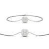 Load image into Gallery viewer, Alphabet disc diamond bracelet