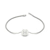Load image into Gallery viewer, Alphabet disc diamond bracelet