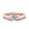 Thumbnail 4 - half-bezel-asscher-cut-diamond-engagement-ring-in-rose-gold-FDENR7239ASR-NL-RG
