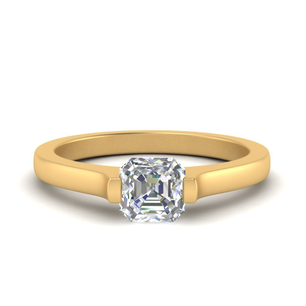 half-bezel-asscher-cut-diamond-engagement-ring-in-yellow-gold-FDENR7239ASR-NL-YG