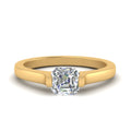 Thumbnail 1 - half-bezel-asscher-cut-diamond-engagement-ring-in-yellow-gold-FDENR7239ASR-NL-YG