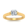 Thumbnail 2 - half-bezel-asscher-cut-diamond-engagement-ring-in-yellow-gold-FDENR7239ASRANGLE5-NL-YG