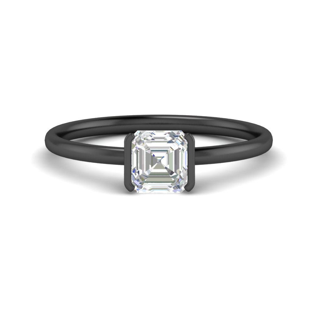 half-bezel-asscher-cut-solitaire-engagement-ring-in-black-gold-fd11525asr-nl-bg