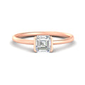 Thumbnail 5 - half-bezel-asscher-cut-solitaire-engagement-ring-in-rose-gold-fd11525asr-nl-rg