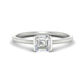 Thumbnail 1 - half-bezel-asscher-cut-solitaire-engagement-ring-in-white-gold-fd11525asr-nl-wg