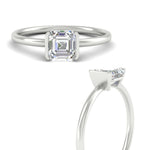Load image into Gallery viewer, half-bezel-asscher-cut-solitaire-engagement-ring-in-white-gold-fd11525asr-nl-wg
