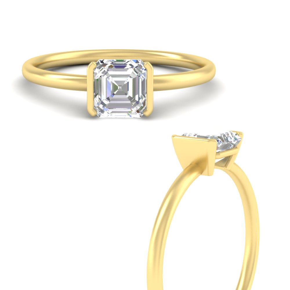half-bezel-asscher-cut-solitaire-engagement-ring-in-yellow-gold-fd11525asr-nl-yg