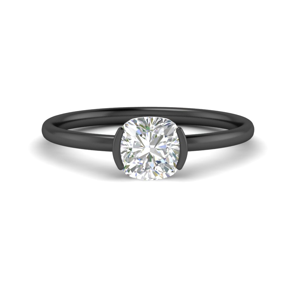 half-bezel-cushion-cut-solitaire-engagement-ring-in-black-gold-fd11525cur-nl-bg
