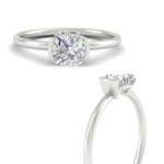 Load image into Gallery viewer, half-bezel-cushion-cut-solitaire-engagement-ring-in-white-gold-fd11525cur-nl-wg
