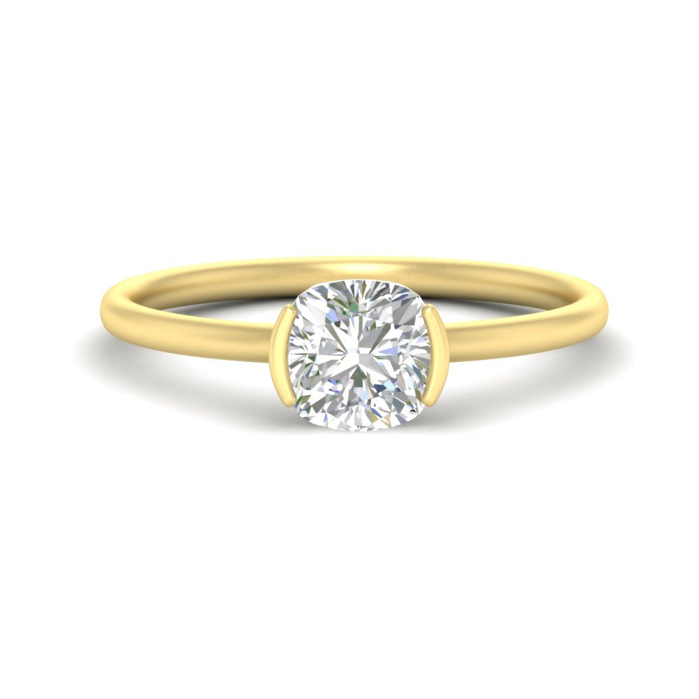 half-bezel-cushion-cut-solitaire-engagement-ring-in-yellow-gold-fd11525cur-nl-yg