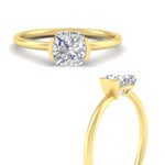 Load image into Gallery viewer, half-bezel-cushion-cut-solitaire-engagement-ring-in-yellow-gold-fd11525cur-nl-yg
