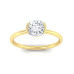 Load image into Gallery viewer, half-bezel-cushion-cut-solitaire-engagement-ring-in-yellow-gold-fd11525cur-nl-yg
