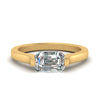 Load image into Gallery viewer, half-bezel-emerald-cut-diamond-engagement-ring-in-yellow-gold-FDENR7239EMR-NL-YG