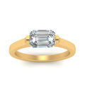 Thumbnail 2 - half-bezel-emerald-cut-diamond-engagement-ring-in-yellow-gold-FDENR7239EMRANGLE5-NL-YG