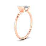 Load image into Gallery viewer, half-bezel-emerald-cut-solitaire-engagement-ring-in-rose-gold-fd11525emr-nl-rg
