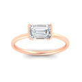 Thumbnail 7 - half-bezel-emerald-cut-solitaire-engagement-ring-in-rose-gold-fd11525emr-nl-rg