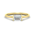 Thumbnail 9 - half-bezel-emerald-cut-solitaire-engagement-ring-in-yellow-gold-fd11525emr-nl-yg
