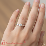 Load image into Gallery viewer, half-bezel-engagement-ring-white-gold-fdenr7239-model
