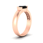 Load image into Gallery viewer, Half Bezel Oval East West Colored Ring
