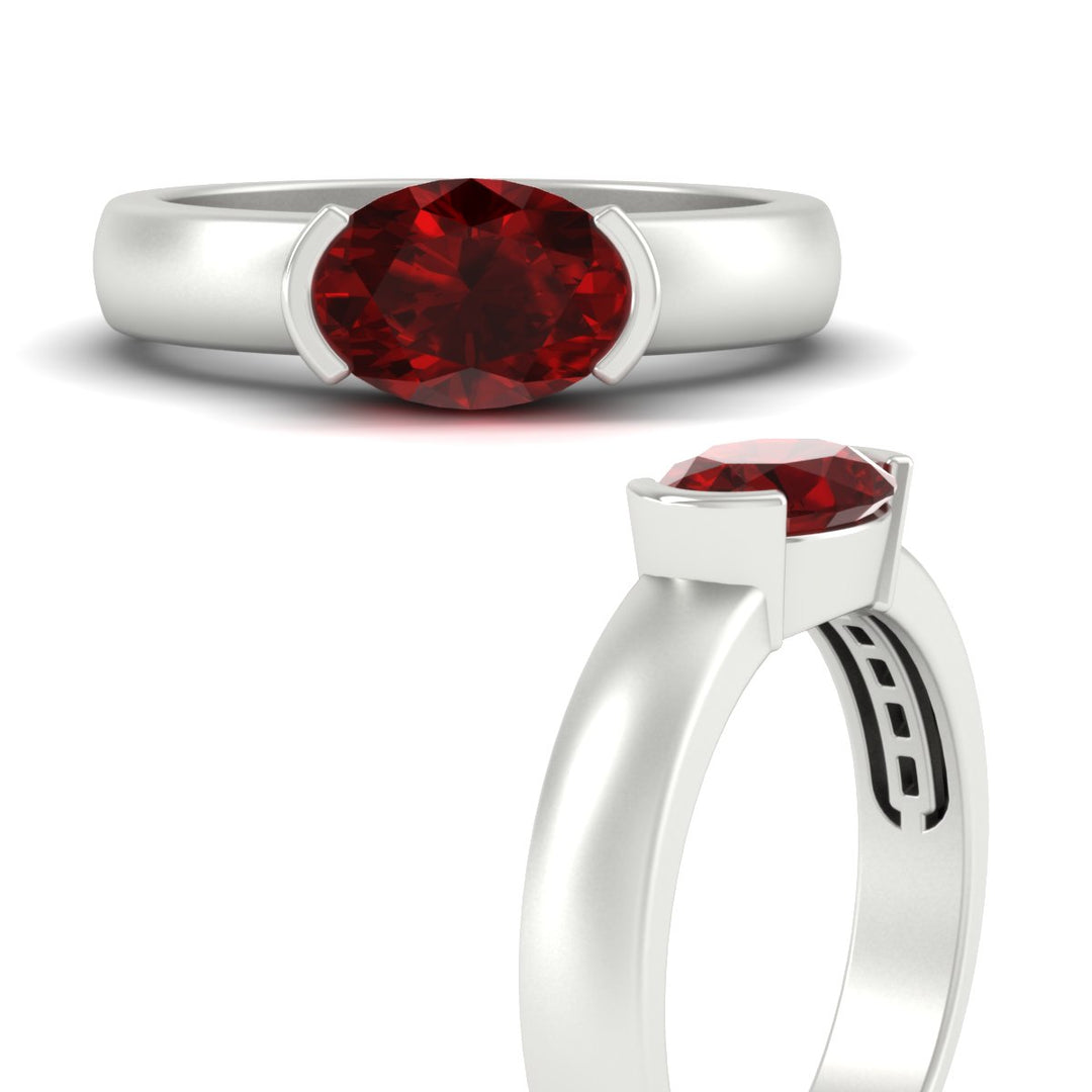 half-bezel-oval-shaped-ruby-east-west-ring-in-white-gold-fd11531ovrgrudr-nl-wg