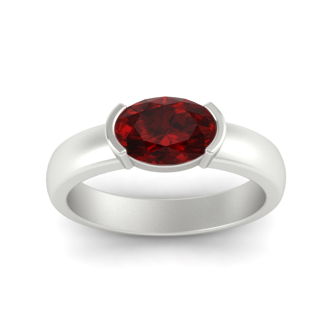 half-bezel-oval-shaped-ruby-east-west-ring-in-white-gold-fd11531ovrgrudr-nl-wg